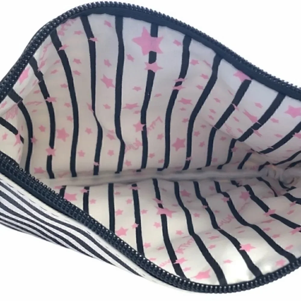 Betsey Johnson Luv Betsey Striped Wristlet
